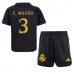 Real Madrid Eder Militao #3 Dětské Oblečení 3rd Dres 2023-24 Krátkým Rukávem (+ trenýrky)